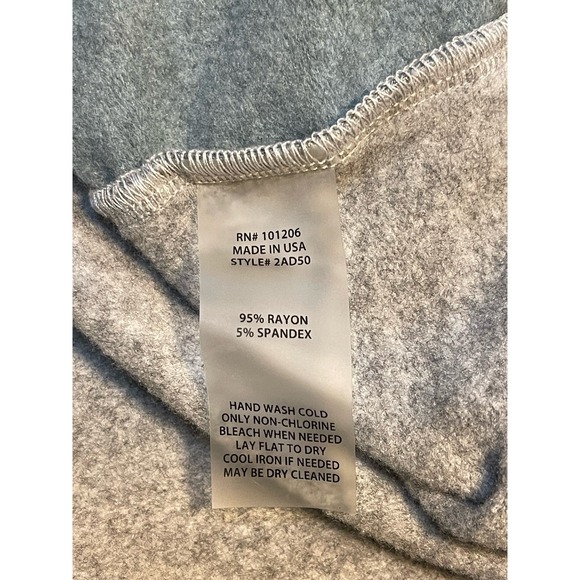 Womens Soft Surroundings Teal Gray Black Soft Pullover Sweatshirt Size M - Picture 7 of 7